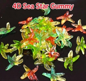 Caramelos Blandos de Goma con Forma de Estrella de Mar, Sabor a Frutas, a Granel, en Varios Colores, Caramelos de Goma Populares - Product Image 2