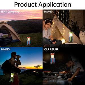 Trung Quốc bán buôn đa chức năng lanterne <span class=keywords><strong>de</strong></span> cắm trại rechargeables thông minh năng lượng mặt trời 400 Lumens LED đèn pin & cắm trại đèn lồng - Product Image 6