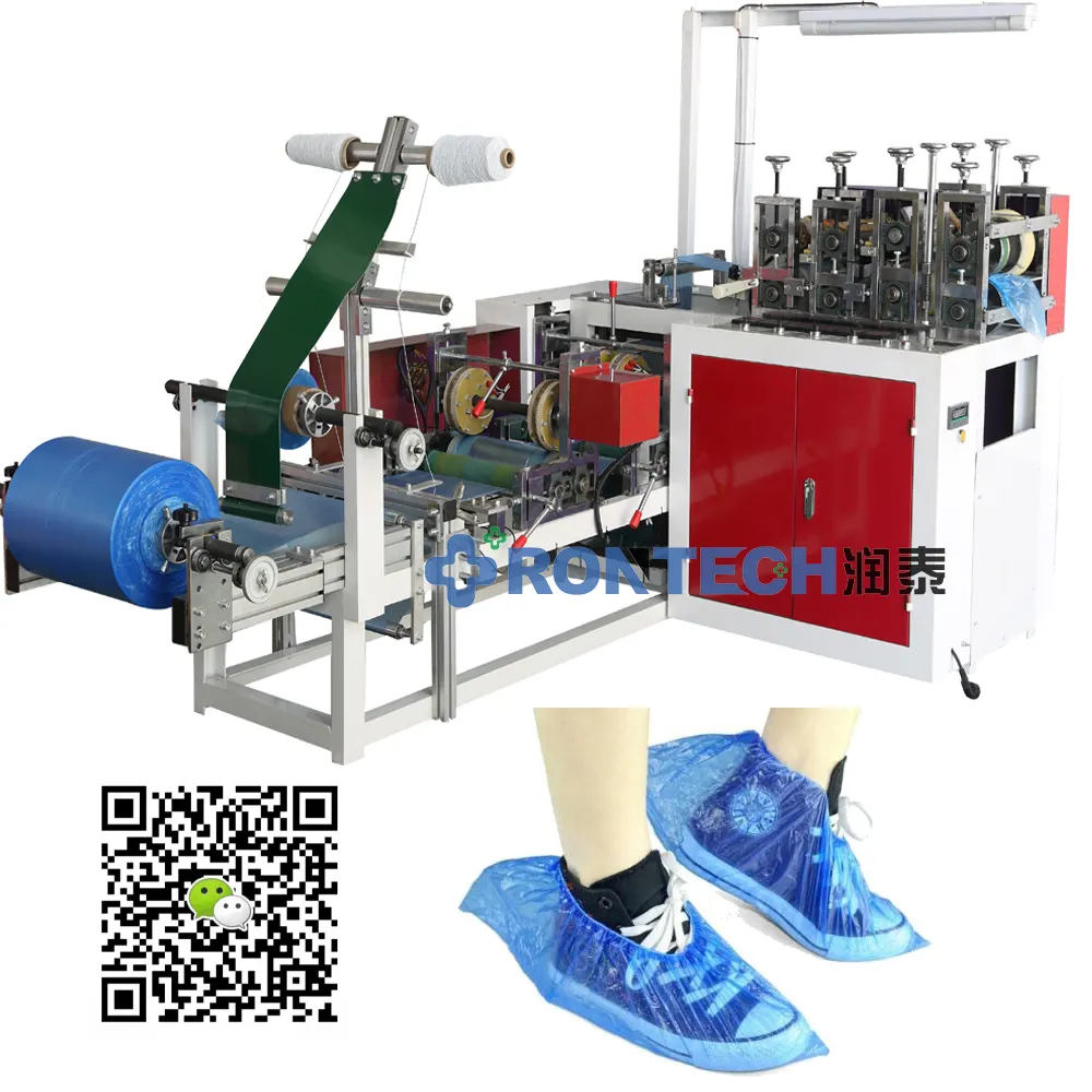 RUNTAI pe anti slip schoen cover machine