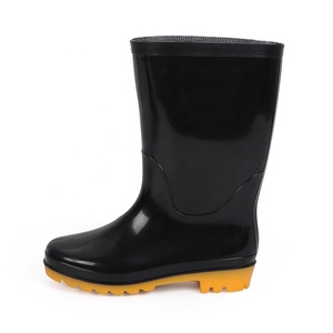 <span class=keywords><strong>Bottes</strong></span> de pluie GOOZU GZ8600 vertes, personnalisées, tendance, légères, imperméables, 100% PVC, pour hommes, noires, mi-hautes, recyclables - Product Image 3