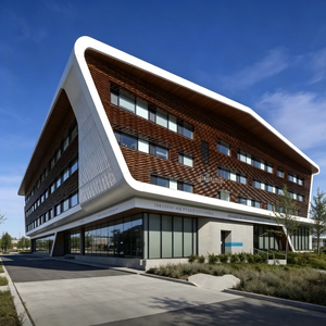 Bâtiment de bureaux préfabriqué multi-étages <span class=keywords><strong>en</strong></span> structure métallique, résistant au feu et aux vents forts, taille personnalisée pour bureaux - Product Image 3
