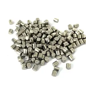 D3x3mm 99.995% Pureza Metal Ti Gránulos de pellets de titanio para materiales de evaporación E-Beam