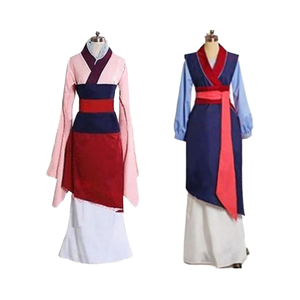 Vestido azul Hua <span class=keywords><strong>Mulan</strong></span> hecho a medida, <span class=keywords><strong>disfraz</strong></span> de <span class=keywords><strong>princesa</strong></span> de la película, <span class=keywords><strong>disfraz</strong></span> de cosplay con trajes para Halloween - Product Image 4