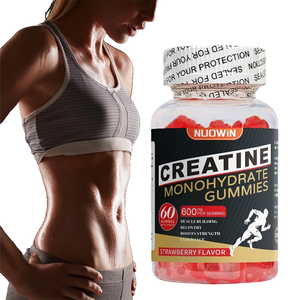 Gummies de créatine monohydrate 5000mg saveur naturelle, enrichies en vitamine B12 concentrée, vente en gros d'usine chinoise, OEM, marque privée - Product Image 1