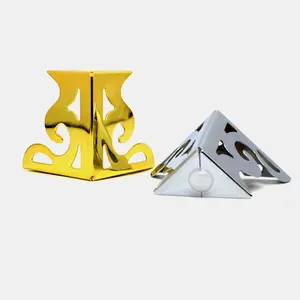 Aangepaste Hoge Prefect Oppervlak Hedendaagse Decoratieve Messing Metalen Taps Meubels Benen Gold Kabinet Voeten