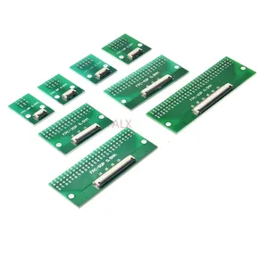 Fpc Ffc Kabel 6 8 10 12 14 20 30 40 50 Pin 0.5Mm Pitch Connector Smt Adapter Naar 2.54 Mm 1.0 Inch Pitch Door Gat Dip Pcb