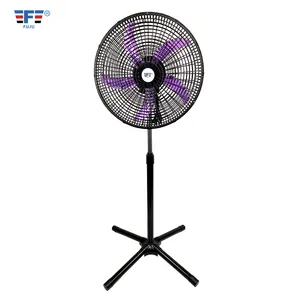 High Speed 18 inch Cross base office outdoor plastic laptop best rated 5 blades cooling stand fan for home use