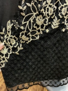 Mới Nhất Thiết Kế Thanh Lịch Thiết Kế Abaya Kebaya Baju Kurung <span class=keywords><strong>Moden</strong></span> Pahang Kadah Với Ren Songket - Product Image 4