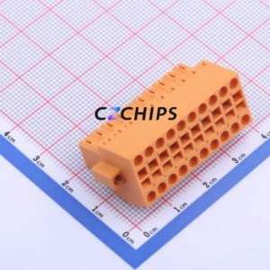 KF2EDGKEM-3.5-2*10P Plug-in Terminal Block P=3.5mm Connector Male Plug Screw Fixing 2x10P 3.5mm - Product Image 1