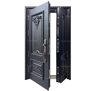 Instime Haute Qualité Prix Le Plus Bas Coupon En Espèces Fer Prix Compétitif Extérieur Portes De Sécurité En Acier Pour Le Vol An-ti - Product Image 1