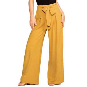 <span class=keywords><strong>Pantaloni</strong></span> a Gamba Larga da <span class=keywords><strong>Donna</strong></span> Estivi Casual a Vita Alta <span class=keywords><strong>Pantaloni</strong></span> Lunghi <span class=keywords><strong>Plissettati</strong></span> Palazzo per Signore - Product Image 3