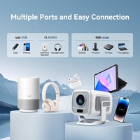 Hotack X3AR 4K Smart Android WIFI Proyector Mini Portable LED LCD Projecteur Home Cinéma pour Smartphone Tablette PC