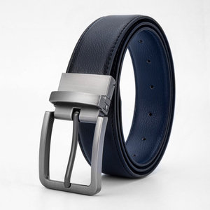 Cinturón con Hebilla de Pasador Reversible de 35mm de Tamaño Interior en 100% Piel Genuina de Vaca - Product Image 3