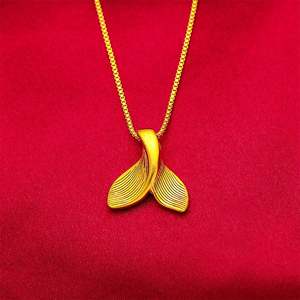 سلسلة مجوهرات بدلاية على شكل صندوق طمي للنساء بالجملة تيكتوك مباشر ذيل سمكة كويشو - Product Image 2