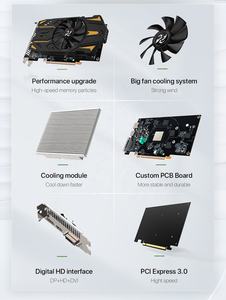 <span class=keywords><strong>Carte</strong></span> <span class=keywords><strong>graphique</strong></span> AMD <span class=keywords><strong>Radeon</strong></span> <span class=keywords><strong>RX</strong></span> <span class=keywords><strong>550</strong></span> 4 Go pour PC, <span class=keywords><strong>carte</strong></span> <span class=keywords><strong>graphique</strong></span> GPU RX550 GDDR5 DP HD DVI PCI Express 3.0 128 bits, vente en gros - Product Image 4