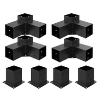 Kit de support de pergola en acier inoxydable pour extérieur, étanche, de haute qualité, facile à assembler, personnalisé par le fabricant, OEM