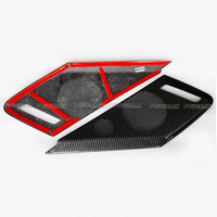 Couvre-haut-parleurs de porte en fibre de carbone pour Corvette C8 Stingray Z51 Z06, décoration intérieure de voiture