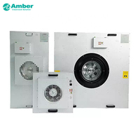 Supplier FFU (Fan Filter Unit) Baja Anti Karat 304 dengan Filter HEPA H13/H14, Ukuran 575x575mm, Daya 220v