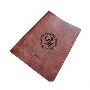 Porta Menús de Cuero Genuino de Alta Calidad con Protección a Prueba de Olores para Restaurantes, Cafés y Hoteles, Logotipo Personalizado LMC-0090 - Product Image 1