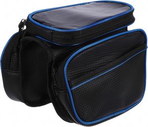Sac de guidon de vélo multifonctionnel, grande capacité 5L, imperméable, en PU amovible, réglable, flexible, anti-corrosion - Product Image 1