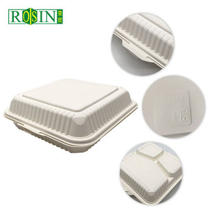 Vente en gros Respectueux de l'environnement passe au micro-ondes amidon de maïs PP <span class=keywords><strong>jetable</strong></span> 3 compartiments récipient de <span class=keywords><strong>repas</strong></span> préparation des aliments/plateaux de restauration - Product Image 2