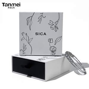Caja de Joyería Blanca con Logotipo Personalizado, Empaque de Papel para Anillos, Aretes, Colgantes, Collares y Pulseras - Product Image 6