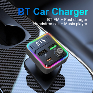 Topdio New Arrival Bluetooth Car Charger pd30w/QC3.0 A + C Port FM Music Player sạc nhanh cuộc gọi rảnh tay sản phẩm thông minh - Product Image 3
