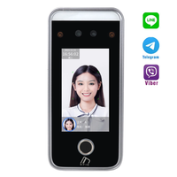 Line Telegram Viber App SMS notificación biométrica Sistema de asistencia de tiempo reconocimiento facial control de acceso para la escuela y la Oficina