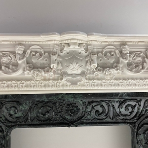 White Marble <strong>Fireplace</strong> Modern Electric Indoor <strong>Fireplace</strong> <strong>Tv</strong> <strong>Stand</strong> - Product Image 4