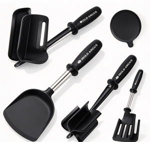 Heat Resistant Nylon Meat Chopper Custom Logo Ground Beef Masher Non Stick Hamburger Smasher Kitchen Gadget - Product Image 5
