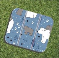 Tapis de cuisine et de camping extérieur en PVC anti-fatigue, antidérapant et imperméable - Coussin pliable portable avec couleurs et motifs personnalisables