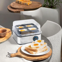 Chaudière électrique à œufs en acier inoxydable Offre Spéciale Appareil ménager à 8 œufs pour la cuisson et la cuisson à la vapeur