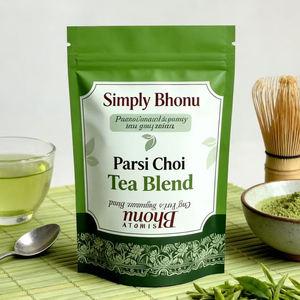 Low MOQ Custom Printed Zip Herbal Tea Pouch Seed <b>Packaging</b> Stand Up <b>Bag</b> With Zipper - Product Image 1