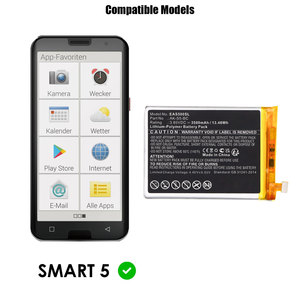 สินค้าใหม่ 3.85V 3550mAh สำหรับเอ็มโพเรีย สมาร์ท 5 สมาร์ทโฟน แบตเตอรี่ทดแทน SMART.5 - Product Image 5