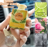 Désodorisants de voiture portables en verre légers pour usine, 5,4x3,6 cm, évaporation naturelle, aromathérapie longue durée