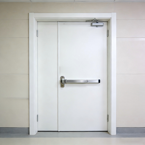 Puerta Cortafuego de Acero para Exteriores con Certificación UL, Resistente a la Corrosión, Pre-Ensamblada, con Clasificación de Resistencia al Fuego de 90 Minutos, Fabricación ODM/OEM con 36 Años de Experiencia - Product Image 1