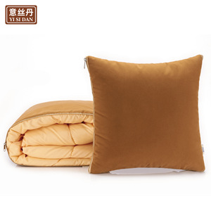 Couverture-coussin SDD-8028 en tissu floqué carré, design pliable, pour allaitement, couleur unie, lavable en machine - Product Image 2