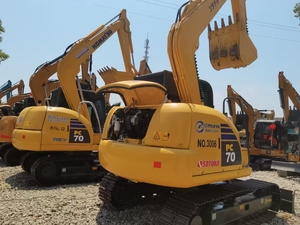 Excavatrice d'occasion Komatsu PC70 du Japon, 90 % neuve, très rentable, avec boîte de vitesses, moteur et composants Kawasaki, inspection vidéo incluse - Product Image 2