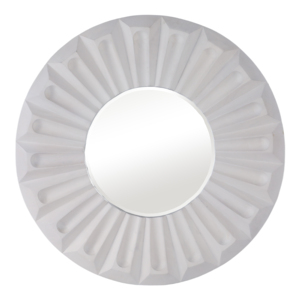 Specchio da parete moderno in legno intagliato, grande e rotondo, per camera da letto, corridoio, ingresso, soggiorno, decorazione. - Product Image 1