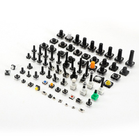 Microinterruptor PCB chip Interruptor táctil tamaño personalizado común botón de llave de cuatro pines crimpado interruptor SMD