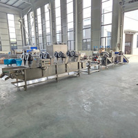 Groente- en fruit sorteer-, was-, droog- en verwerkingslijn, grote capaciteit spinazie- en romaine sla-wasmachine