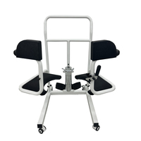 Chaise de levage hydraulique avec trou d'aisance pour le transfert de grue de levage avec trou d'aisance pour déplacer facilement les handicapés vers les toilettes et le canapé
