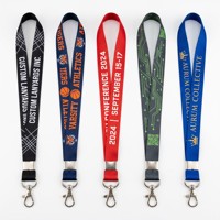 Fabricant de lanières personnalisées OEM / Lanière de cou rétractable en plastique / Lanières personnalisées avec enrouleur de badge sans minimum de commande