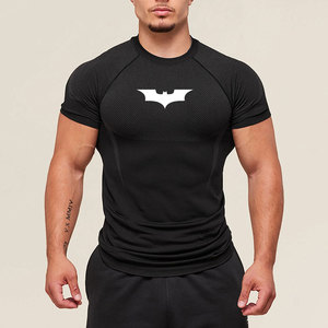 Magliette Sportive da Uomo con Stampa, Compressione 180 Grammi, <span class=keywords><strong>Estive</strong></span> a Maniche <span class=keywords><strong>Corte</strong></span>, per Palestra e Allenamento, Asciugatura Rapida, Traspiranti e Anti-Umidità - Product Image 3