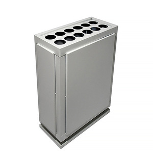 Soporte para Paraguas Pintado, Capacidad para 12, Estilo Industrial Dorado, Estante de Almacenamiento para Vestíbulo de Hotel - Product Image 4