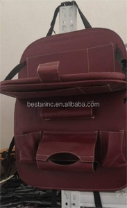 Organisateur de dossier de siège automatique avec plateau de table et stockage des ordures dans plusieurs styles et cinq couleurs avec support de table pliable - Product Image 5