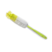 Brosse bleue à long manche en nylon doux pour biberon nettoyage et élimination des taches brosse à biberon pour biberon