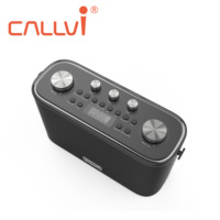 Callvi W9 penguat gitar portabel, mikrofon genggam nirkabel UHF untuk pesta