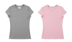 Camiseta Deportiva <span class=keywords><strong>de</strong></span> Manga Corta para Mujer, Tejida, Ajustada, <span class=keywords><strong>de</strong></span> Verano, <span class=keywords><strong>de</strong></span> Sheines, al por Mayor, <span class=keywords><strong>de</strong></span> Color Mixto, Suave y Transpirable, PKU S-001 - Product Image 2