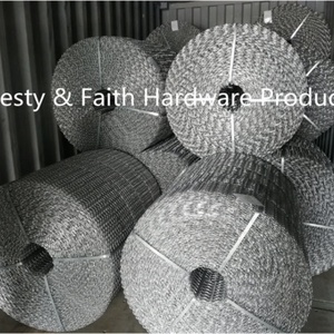 Tensile Welded <b>Mesh</b> CWC 8Lines Type Hole Size 25.4mm Hot Dipped Galvanized Pipeline Coating <b>Mesh</b> - Product Image 2